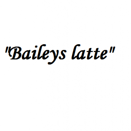 Baileys latte kava