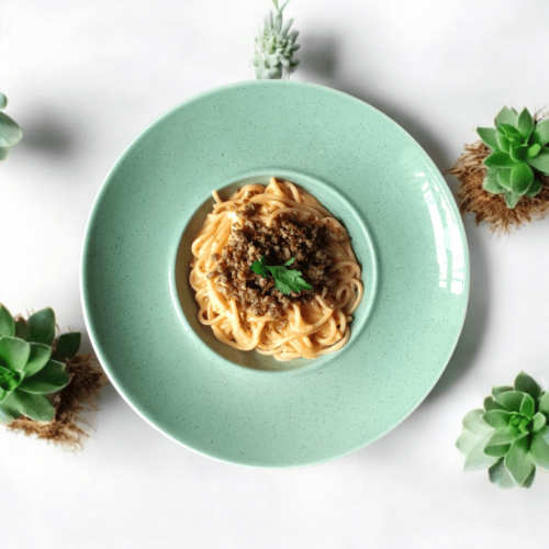 Makaronai spaghetti su faršu Makaronai spaghetti su faršu